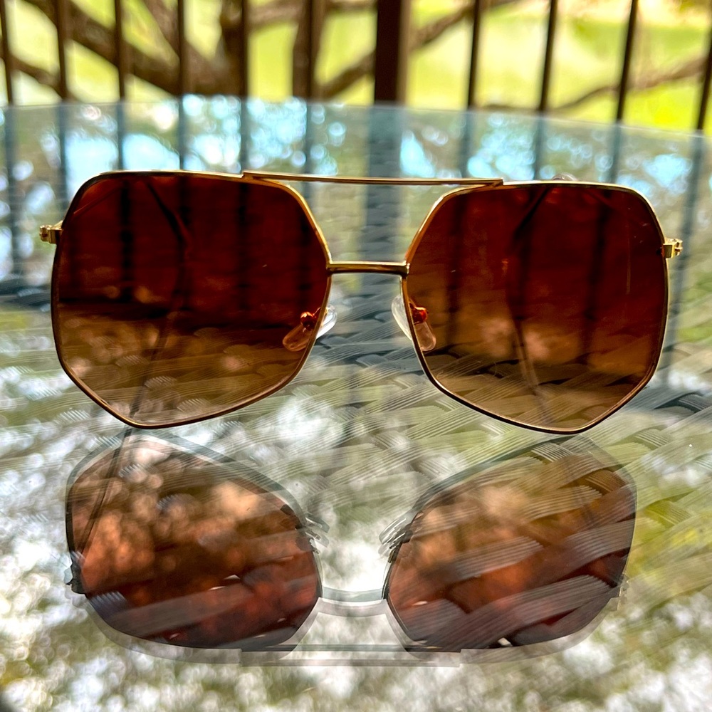 Brown & Gold sunglasses